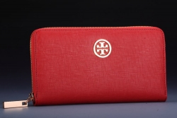 Tory Burch Saffiano Continental Wallet Red